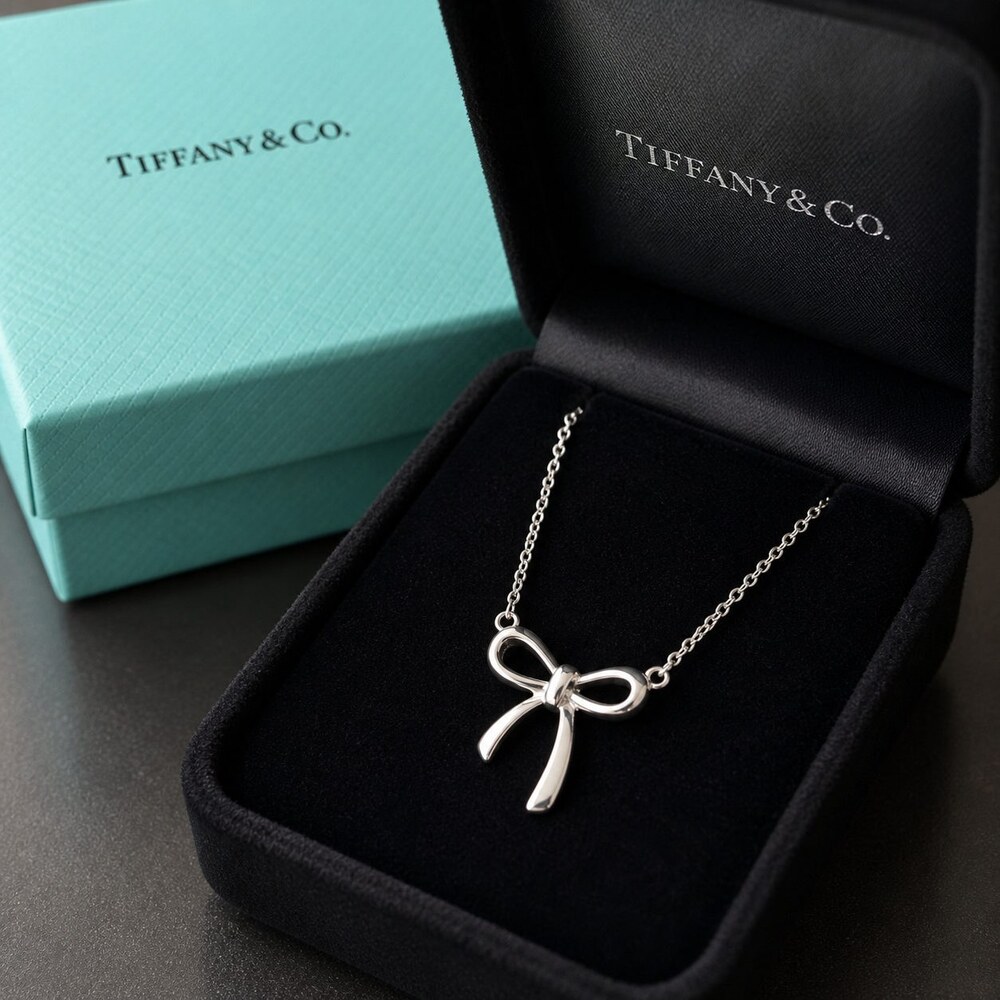 TIFFANY&CO Timeless Necklace Style 2 | New with Box - Picture 7 of 9